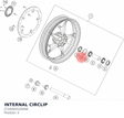 Diagram preview: INTERNAL CIRCLIP (J710005520000)