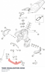Diagram preview: TANK EQUALIZATION HOSE (A67507016000)