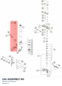 Diagram preview: LEG ASSEMBLY RH (A601R139Y209102)