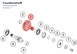 Diagram preview: Countershaft (A40033010100)