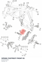 Diagram preview: SPRING FOOTREST FRONT 05 (61003042000)
