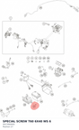 Diagram preview: SPECIAL SCREW T60  6X40   WS 6 (0017060405)