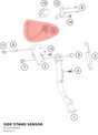 Diagram preview: SIDE STAND SENSOR (93111045000)