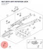 Diagram preview: NUT WITH ANTI-ROTATION LOCK (45404038000)
