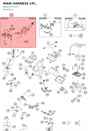 Diagram preview: MAIN HARNESS CPL. (60411075133)
