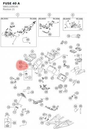 Diagram preview: FUSE 40 A (58011109140)