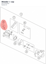 Diagram preview: Bleeder + cap (64113020000)