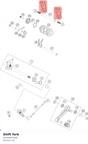 Diagram preview: Shift fork (93034001000)