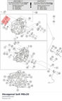 Diagram preview: Hexagonal bolt M8x20 (J900000802004)