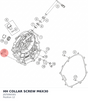 Diagram preview: HH COLLAR SCREW M6X30 (J025060301)