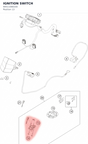 Diagram preview: IGNITION SWITCH (90511066100)