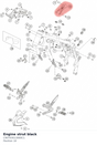 Diagram preview: Engine strut black (C90703013000C1)