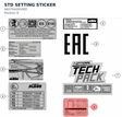 Diagram preview: STD SETTING STICKER (A60704095000)
