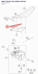 Diagram preview: AKKU COV.R/S WH.FREER.250/350 (7000702505128A)