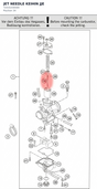 Diagram preview: JET NEEDLE KEIHIN JJE (72531034500)