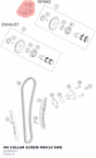 Diagram preview: HH COLLAR SCREW M6X14 SW8 (J025060143)