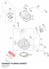 Diagram preview: EXHAUST FLANGE GASKET (78036041000)