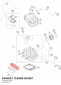 Diagram preview: EXHAUST FLANGE GASKET (78036041000)