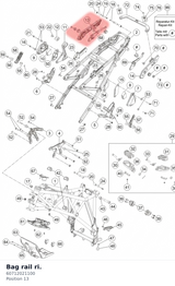 Diagram preview: Bag rail ri. (60712021100)
