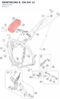 Diagram preview: REINFORCING B. 250 EXC      12 (54803513100)