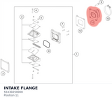 Diagram preview: INTAKE FLANGE (55430250000)