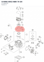 Diagram preview: O-RING 89X2 NBR 70 SH (0770890200)
