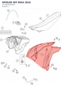 Diagram preview: SPOILER SET 85SX          2016 (4710805400004C)