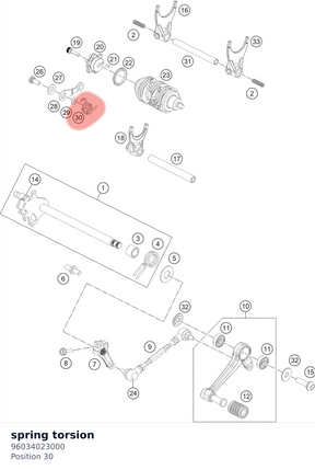 Diagram preview: spring torsion (96034023000)