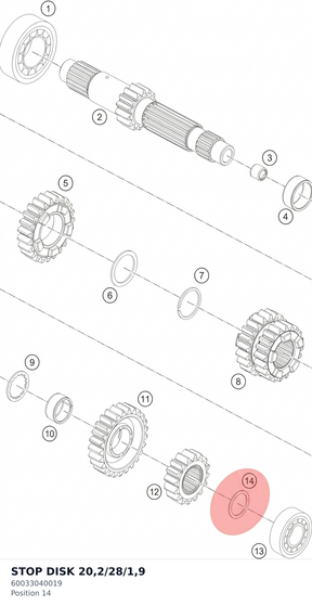 Diagram preview: STOP DISK 20,2/28/1,9 (60033040019)