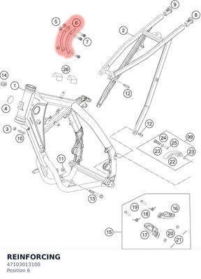 Diagram preview: REINFORCING (47103013100)