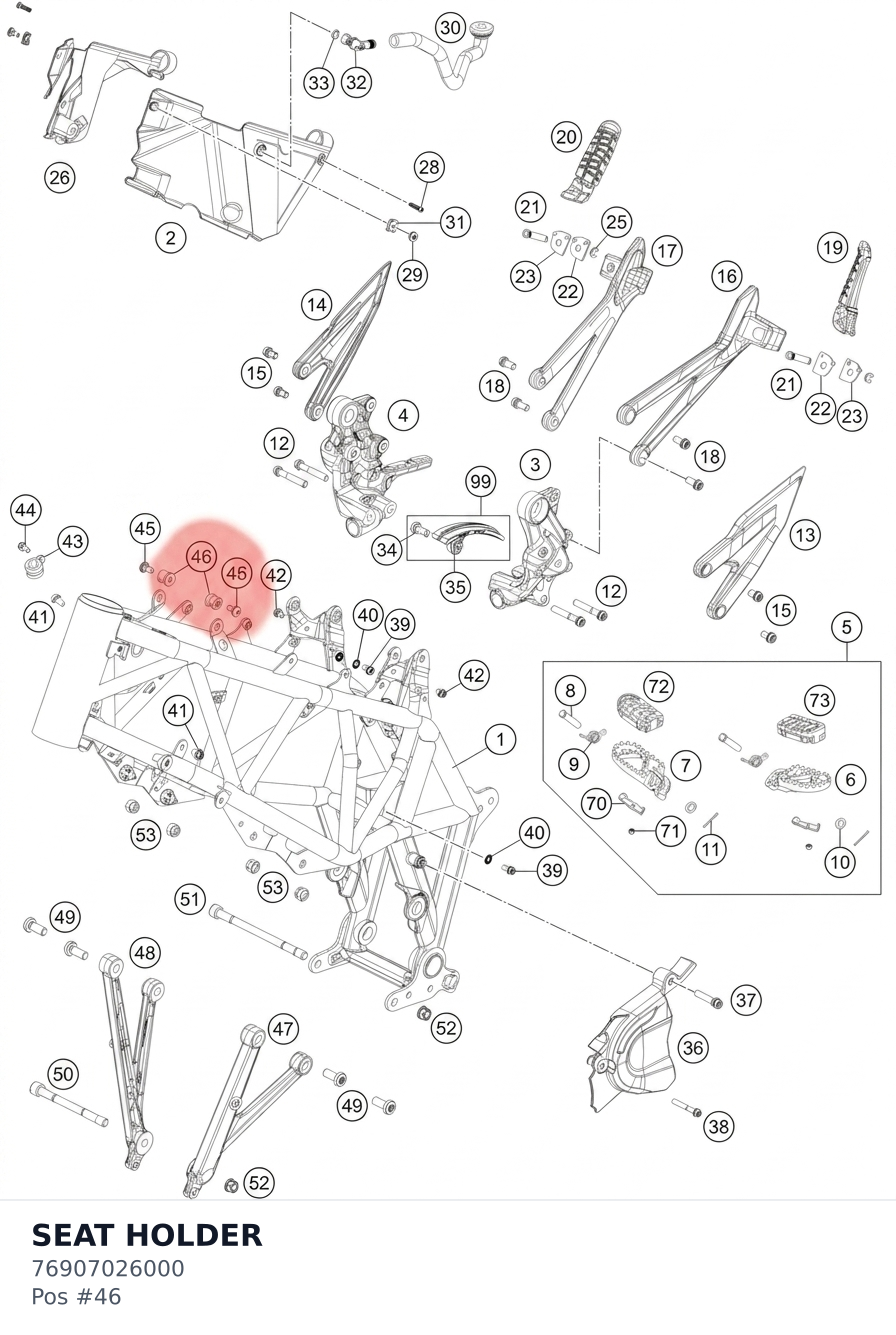 Diagram preview: SEAT HOLDER (76907026000)