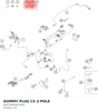 Diagram preview: DUMMY PLUG CX 2-POLE (000700000CX001)
