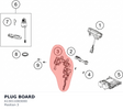 Diagram preview: PLUG BOARD (A13011083000)