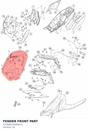 Diagram preview: FENDER FRONT PART (61308010000ECA)