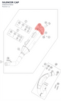 Diagram preview: SILENCER CAP (A48005979050)