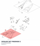 Diagram preview: SPOILER SET FREERIDE E (A23008054000EBA)