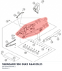 Diagram preview: SWINGARM 990 DUKE R'25 (A67904030044C1)