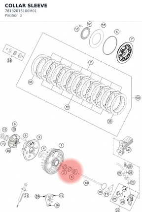 Diagram preview: COLLAR SLEEVE (78132015100M01)