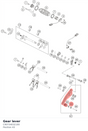 Diagram preview: Gear lever (C90734032100)