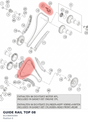 Diagram preview: GUIDE RAIL TOP              08 (61236005000)