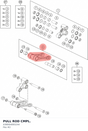 Diagram preview: PULL ROD CMPL. (A38004083244)
