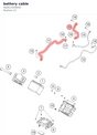 Diagram preview: battery cable (A62611059050)