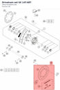 Diagram preview: Drivetrain set SX 14T/48T (SPAA14U48AM1186)