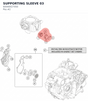 Diagram preview: SUPPORTING SLEEVE 03 (60040027050)