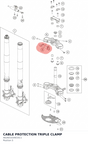 Diagram preview: CABLE PROTECTION TRIPLE CLAMP (A62601034015C1)