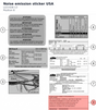 Diagram preview: Noise emission sticker USA (LI23-636-13)