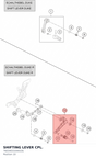 Diagram preview: SHIFTING LEVER CPL. (7603403104433S)