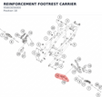 Diagram preview: REINFORCEMENT FOOTREST CARRIER (95803056000)