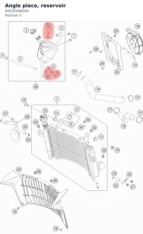 Diagram preview: Angle piece, reservoir (60035068000)
