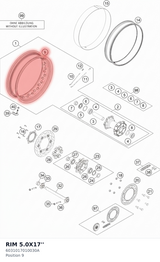 Diagram preview: RIM 5.0X17'' (6031017010030A)